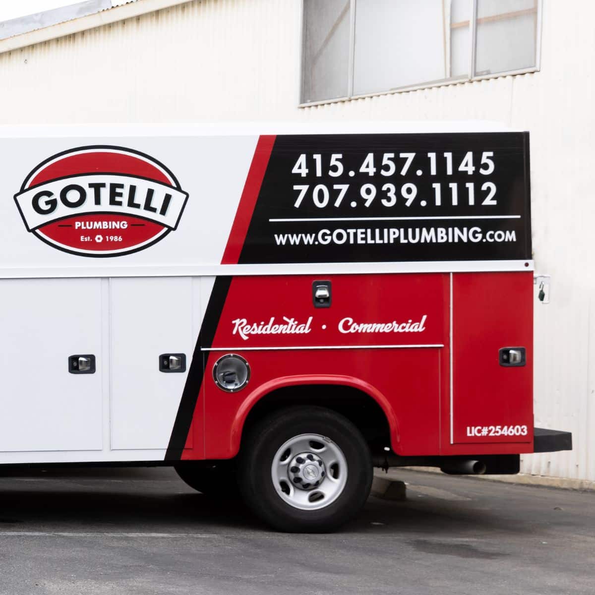 Gotelli plumbing truck
